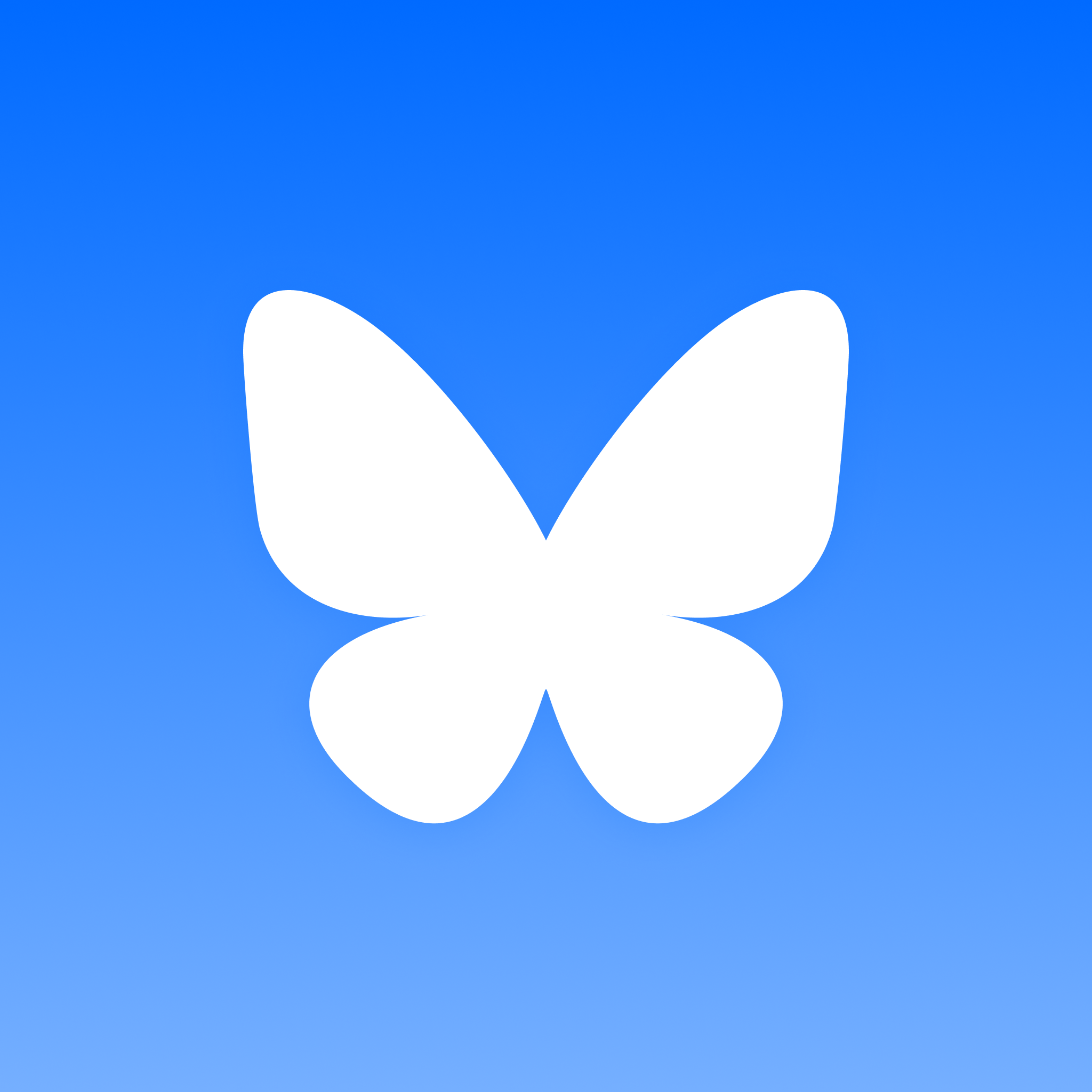 Bluesky square logo: app icon
