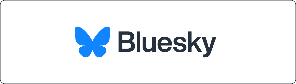 Bluesky's new logo: the social butterfly.